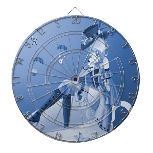 ハットドレディinティーカップダーツボード ダーツボード (正面)