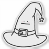 ハットドードルを魔女 シール (正面)