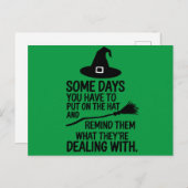 ハットハロウィーンに置かなければならない日の一部 ポストカード (正面/裏面)