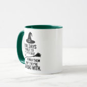 ハットハロウィーンに置かなければならない日の一部 マグカップ (正面左)