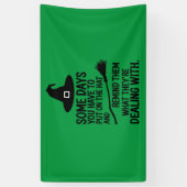 ハットハロウィーンに置かなければならない日の一部 横断幕 (縦)