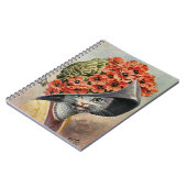 ハットビクトリアン3スパイラルノート付き猫 ノートブック (左側)