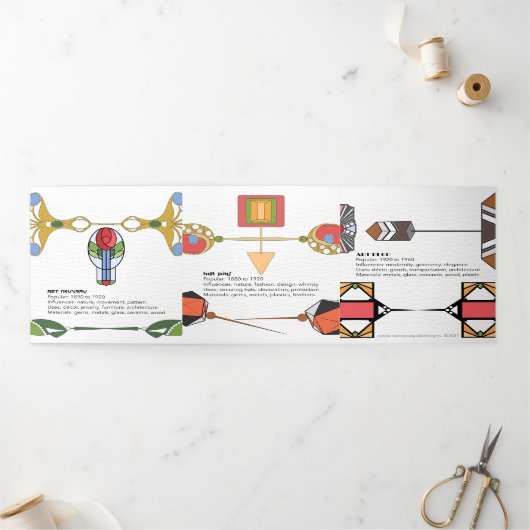 ハットピン3折カード 三つ折り招待状 (外部)