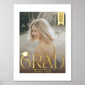 ハットフォトモダン大学院高校フォイルプリント 箔ポスター (正面)