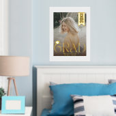 ハットフォトモダン大学院高校フォイルプリント 箔ポスター (インサイチュ (寝室))