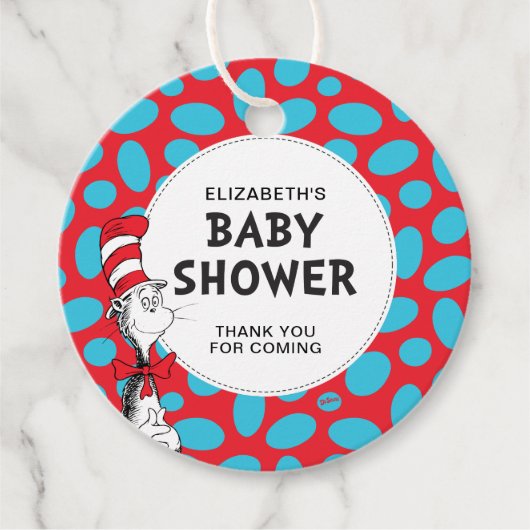 ハットベイビーシャワーのセウス猫 フェイバータグ (正面)