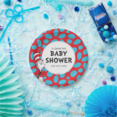 ハットベイビーシャワーのセウス猫 ペーパープレート (パーティー)