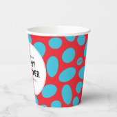 ハットベイビーシャワーのセウス猫 紙コップ (左)