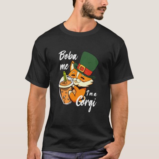 ハットボバティーコーギ Tシャツ (正面)