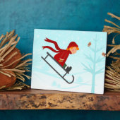 ハットボーイスラットコートスカーフスラットツリーバード フォトプラーク (側面)