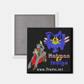 ハットマン&インディゴマグネット マグネット (正面/裏面)