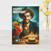 ハットマン カード (黄色い花)