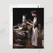 「ハットメーカー」ヴィンテージイラストレーション ポストカード (正面/裏面)