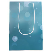 ハット付きクリスマスペンギン ミディアムペーパーバッグ (裏面)