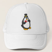 ハット付きペンギントランプのポーカーカード付きトランプのポーカー キャップ (正面)