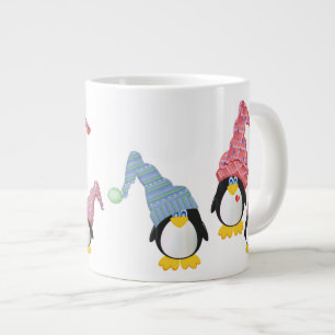 ハット付きペンギン ジャンボコーヒーマグカップ