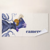 ハット付き航海のタコ バスタオル (バスタオル)