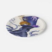 ハット付き航海のタコ ペーパープレート (アングル)