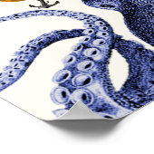 ハット付き航海のタコ ポスター (角)