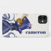 ハット付き航海のタコ Case-Mate iPhoneケース (裏面(横))