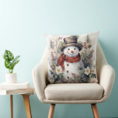 ハット雪だるま クッション (椅子)