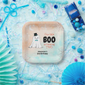 ハット2歳の誕生日でかわいい幽霊 ペーパープレート (パーティー)