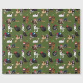 ハット2020モスに富む ラッピングペーパー (フラット)