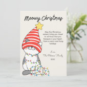 ハット キャットと ライト ペット ラバー クリスマス フラット (スタンド正面)