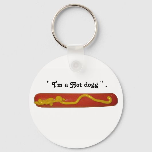 「ハット・ダッグ」 キーホルダー (正面)