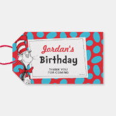 ハット・バースデー・パーティーに賛成のセウス・キャット博士 ギフトタグ (裏面横)