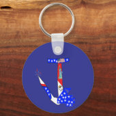 ハット – 7月4日 キーホルダー (正面)