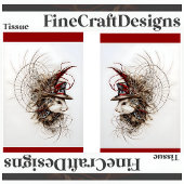 ハットLR 137のデコップキュートスチームパンクホワイトマウス 薄葉紙