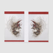 ハットLR 137のデコップキュートスチームパンクホワイトマウス 薄葉紙 (正面)