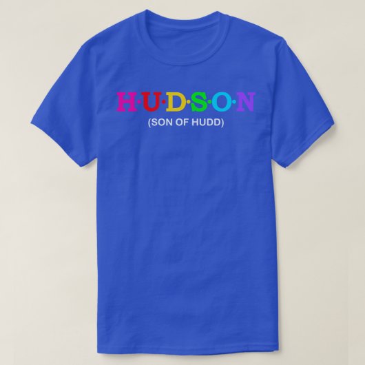 ハッドのハドソン Tシャツ (デザイン正面)