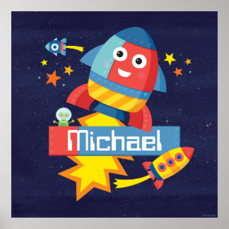 ハッパーソナライズされたピロケットプリント ポスター