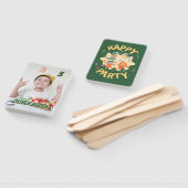 ハッパーソナライズされたピーパーティーファン顔 ハンドファン (組立なし)