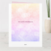 ハッパーソナライズされたピー80誕生日 カード (裏面)