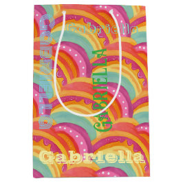 ハッパーソナライズされたプウォーター色抱き枕 ミディアムペーパーバッグ