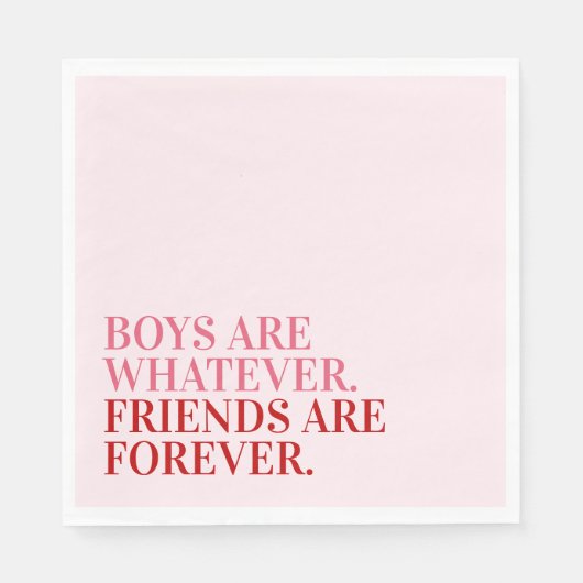 ハッパーソナライズされたプガレンティーヌデイパーティー スタンダードランチョンナプキン (正面)