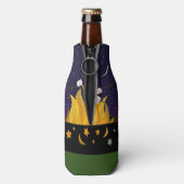 ハッパーソナライズされたプキャンパーキャンプファイア ボトルクーラー (ボトル裏面)