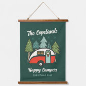 ハッパーソナライズされたプキャンパー 吊り下げ型タペストリー (正面)