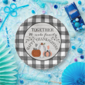 ハッパーソナライズされたプサンクスギビングワイン紙プレート ペーパープレート (パーティー)