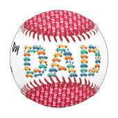 ハッパーソナライズされたプファーザーズ・デイ・ベースボール 野球ボール (正面)