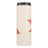 ハッパーソナライズされたプフラワー熱タンブラー タンブラー (裏面)