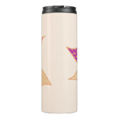 ハッパーソナライズされたプフラワー熱タンブラー タンブラー (裏面)