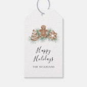 ハッパーソナライズされたプホリデーズクッキー ギフトタグ (正面)