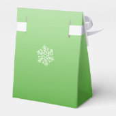 ハッパーソナライズされたプホリデーズグリーングラデーション フェイバーボックス (裏面サイド)