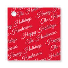 ハッパーソナライズされたプホリデーズレッド