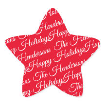 ハッパーソナライズされたプホリデーズレッド