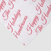 ハッパーソナライズされたプホリデー 薄葉紙 (詳細)